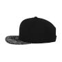 Bandana Snapback - Black/Paisley - One Size