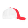 5-Panel Retro Trucker 2-Tone Cap - Black/White - One Size
