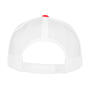 5-Panel Retro Trucker 2-Tone Cap - Black/White - One Size