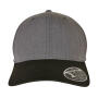 110 Melange Mix Cap - Dark Grey/Black - One Size