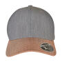 110 Melange Mix Cap - Grey/Khaki - One Size