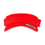 Curved Visor Cap - Red - One Size